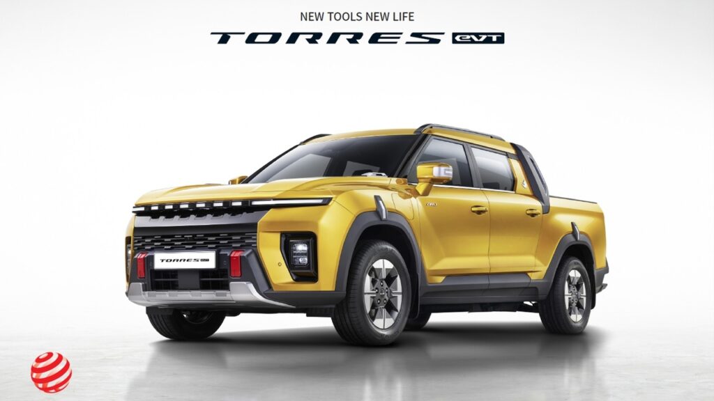 KGM conquista il Red Dot Award 2026 con il pick-up elettrico Torres EVT