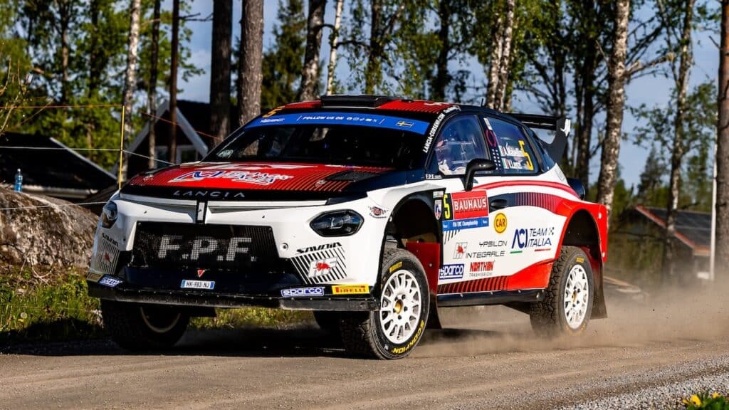 Lancia Corse HF, podio in Svezia ma weekend amaro per Mabellini