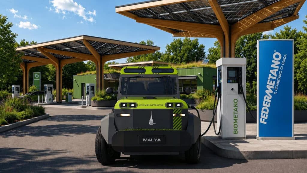 Malya: l’auto elettrica italiana che usa il biometano per aumentare l’autonomia
