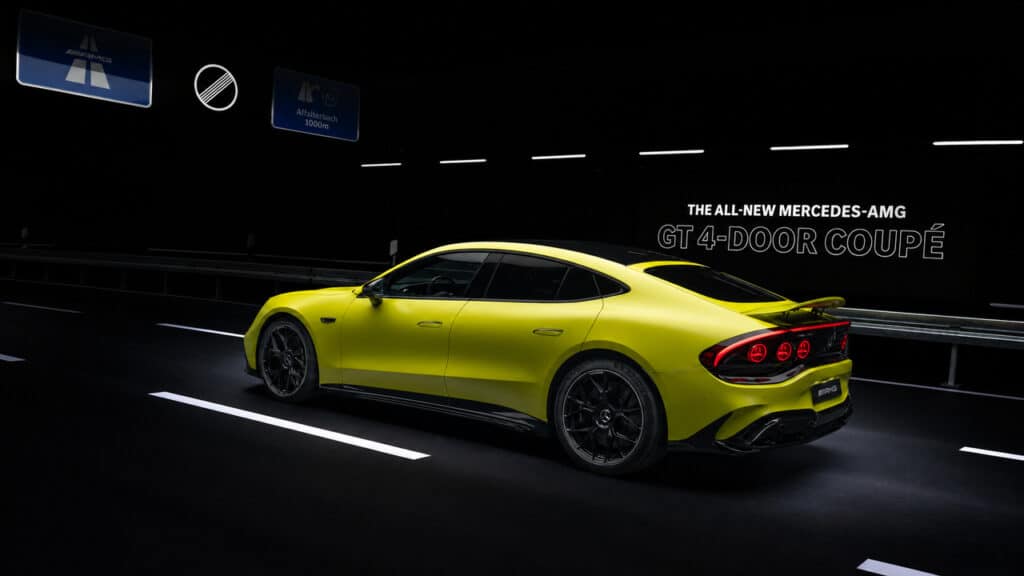 Mercedes-AMG GT Coupé4, l’elettrica da 1.169 CV che porta la Formula 1 su strada