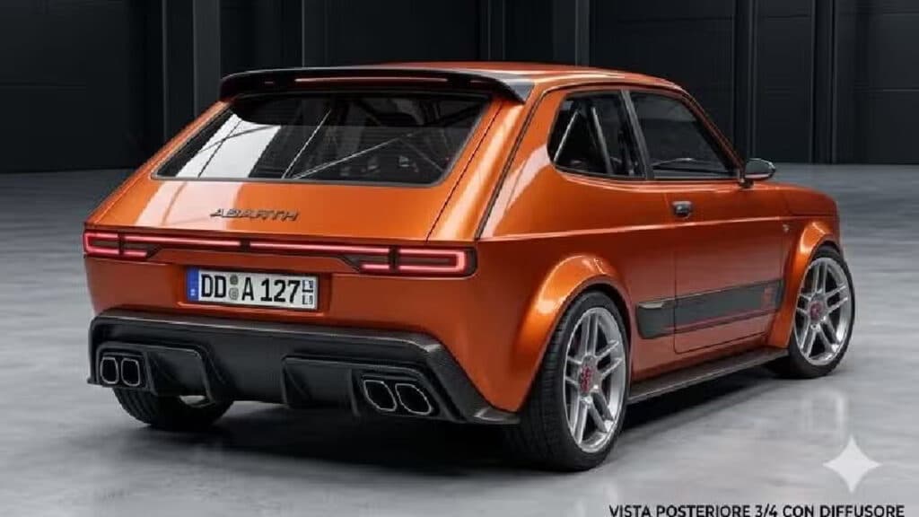 Nuova Fiat 127 Abarth, la leggenda compatta torna a far sognare il web