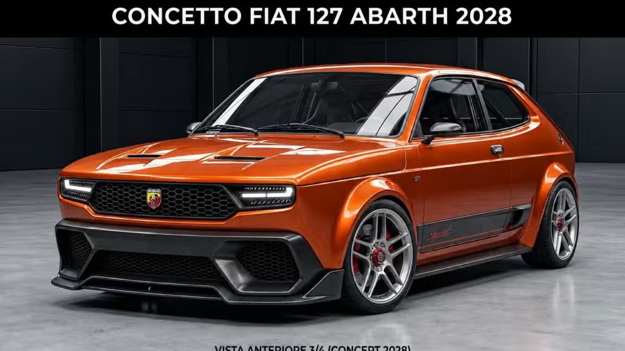 Nuova Fiat 127 Abarth, la leggenda compatta torna a far sognare il web