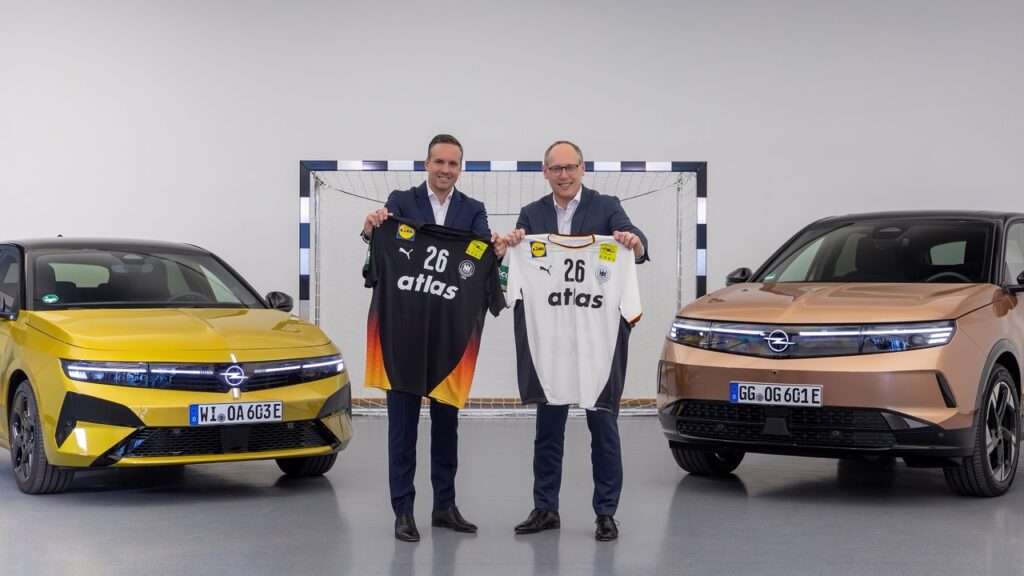 Opel elettrifica la pallamano tedesca: nuovo sponsor delle squadre nazionali