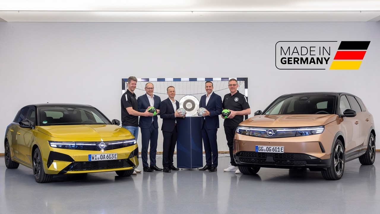 Opel elettrifica la pallamano tedesca: nuovo sponsor delle squadre nazionali