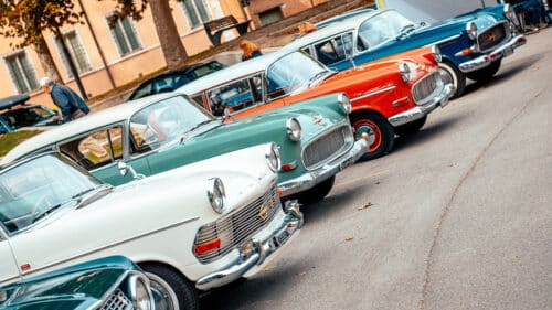 Opel storiche a Verona: il XIII Meeting Internazionale in Piazza San Zeno