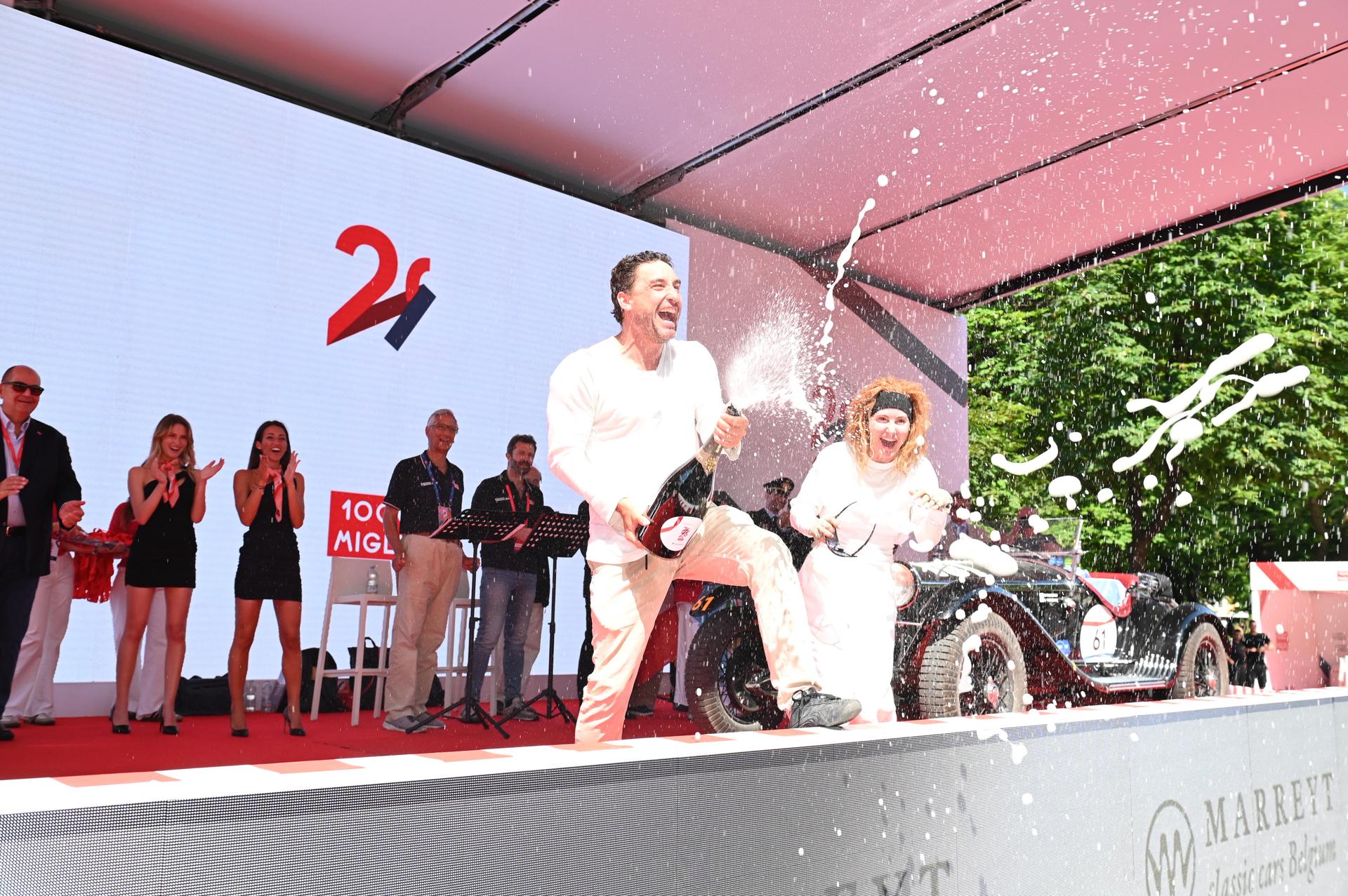 1000 Miglia 2026: vittoria di Juan e Margarita Tonconogy su Alfa Romeo