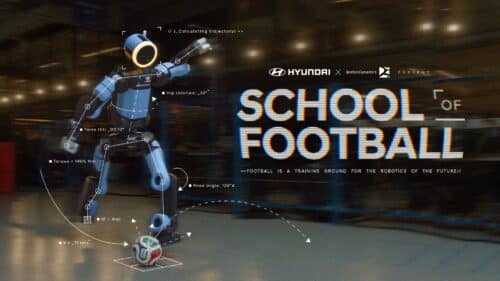 Hyundai “School of Football”: così il robot Atlas di Boston Dynamics impara a giocare a calcio