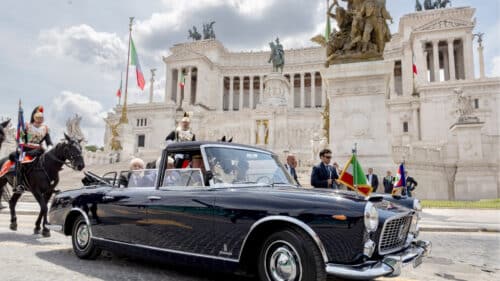 Lancia Flaminia Presidenziale protagonista alla parata del 2 giugno
