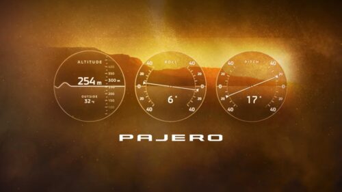 Nuovo Mitsubishi Pajero 2026: svelato il Multi-Meter digitale ispirato alla tradizione