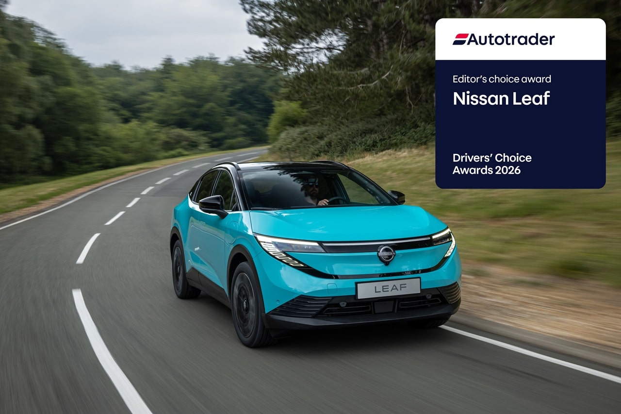 Nissan Leaf vince l’Editor’s Choice Award agli Autotrader Drivers’ Choice Awards 2026