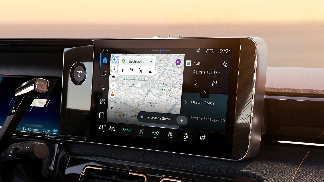 Renault introduce Gemini: l’intelligenza artificiale di Google arriva su openR Link