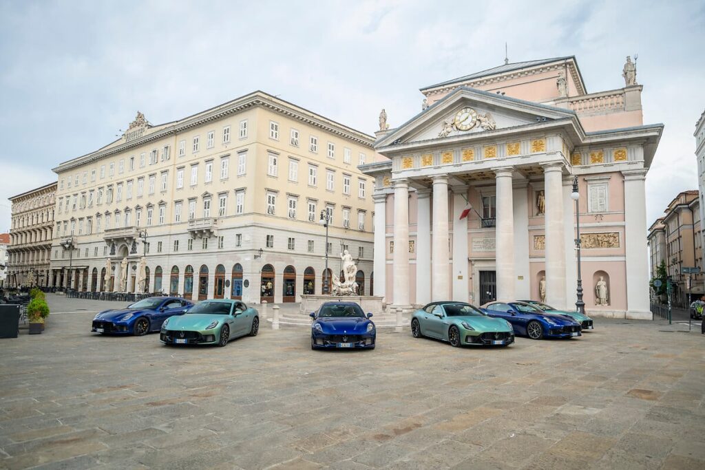 Maserati GranTurismo, GranCabrio e Grecale a Trieste