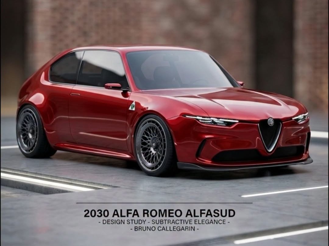 Alfa Romeo Alfasud 2030 - render Callegarin