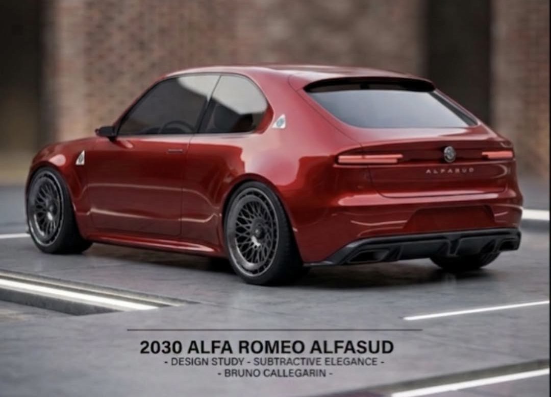 Alfa Romeo Alfasud 2030 - render Callegarin