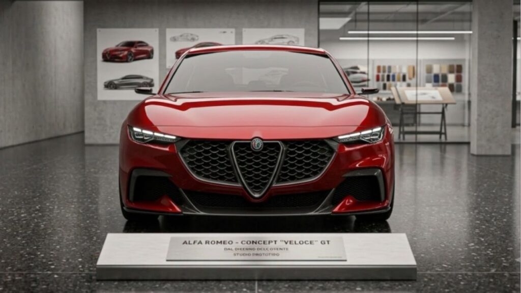 Alfa Romeo Veloce GT: il render immagina una nuova fastback sportiva ed elegante