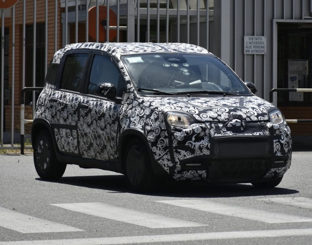 Fiat Pandina Tributo Autobianchi, nuove foto spia: omaggio ad A112 e Y10