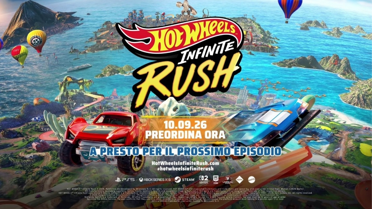 Hot Wheels Infinite Rush: nuovo trailer, data di uscita e oltre 150 veicoli nel racing arcade