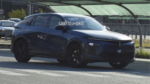 Nuova Lancia Gamma: foto spia della versione elettrica prima del debutto
