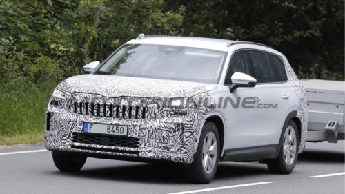 Skoda Kodiaq restyling 2027: nuove foto spia anticipano il SUV rinnovato