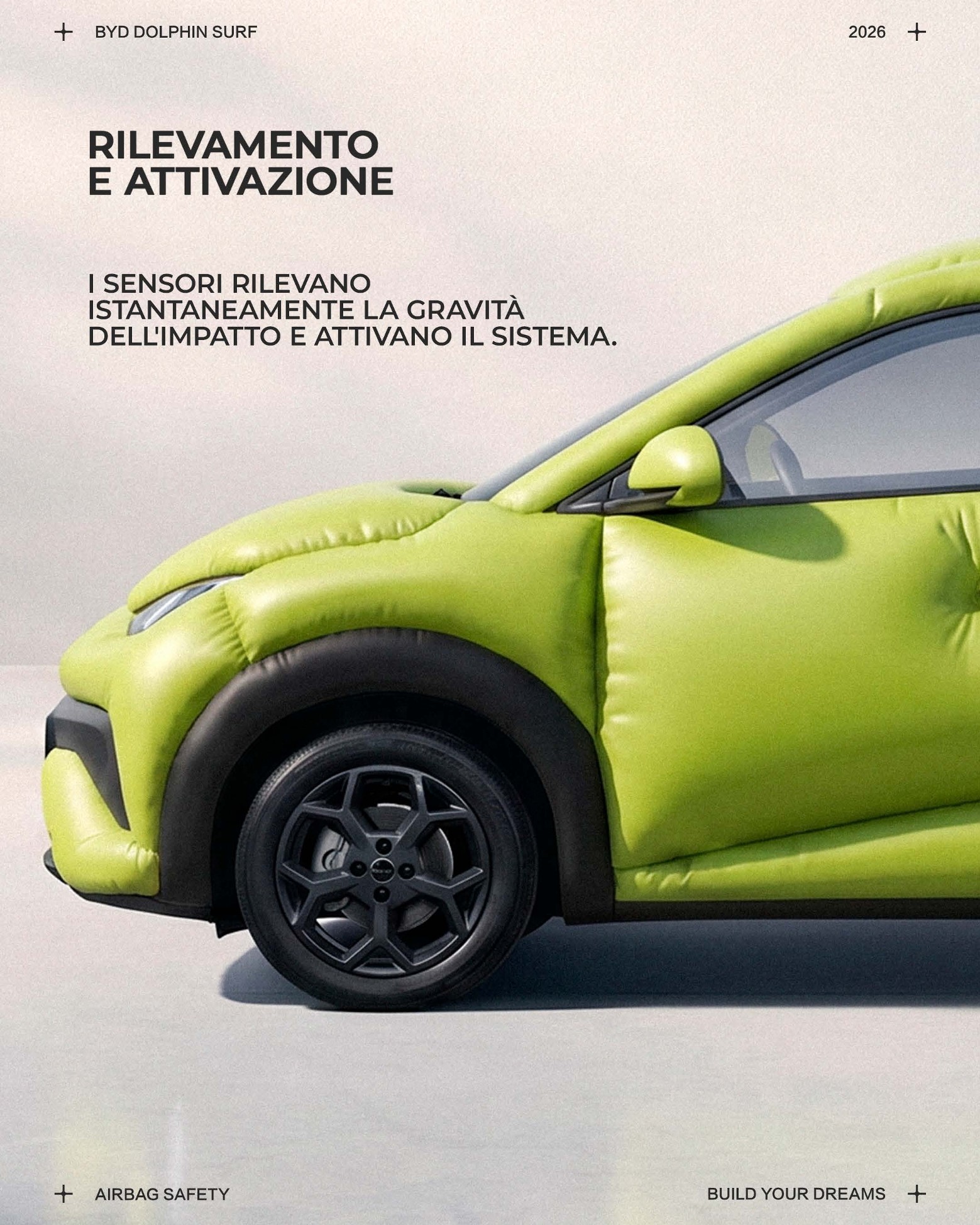 BYD Dolphin Surf, dettaglio design esterno
