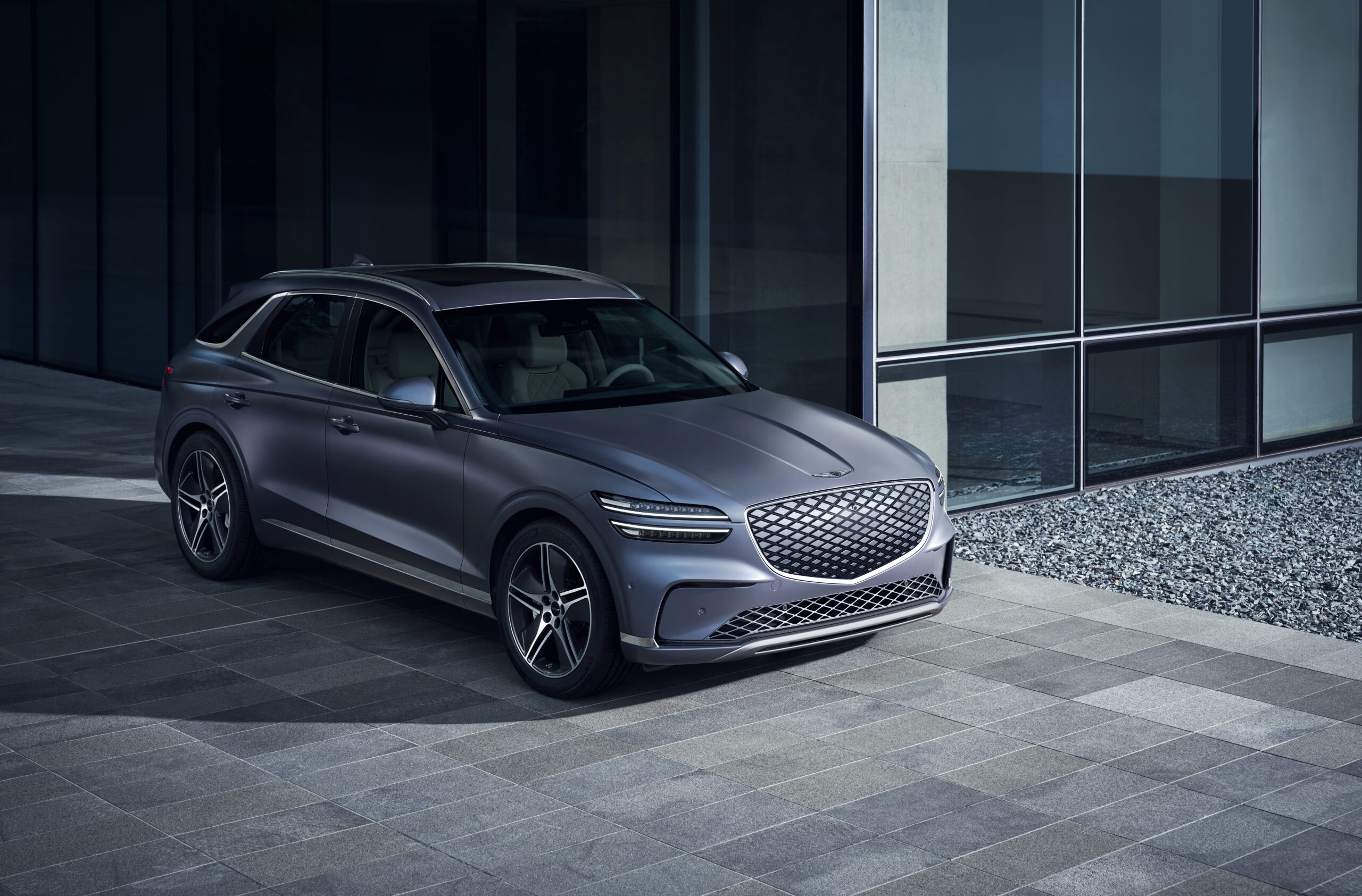 Genesis Electrified GV70 dark exterior