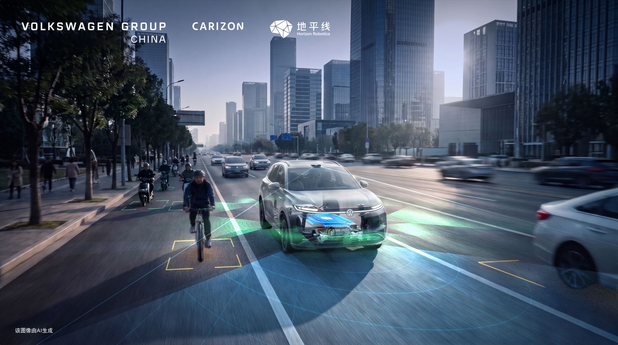 Volkswagen accelera su guida L3/L4 con Horizon Robotics