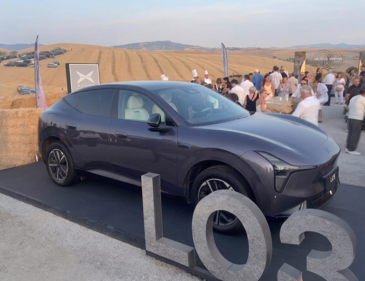 XPENG L03 al Teatro del Silenzio di Bocelli 2026