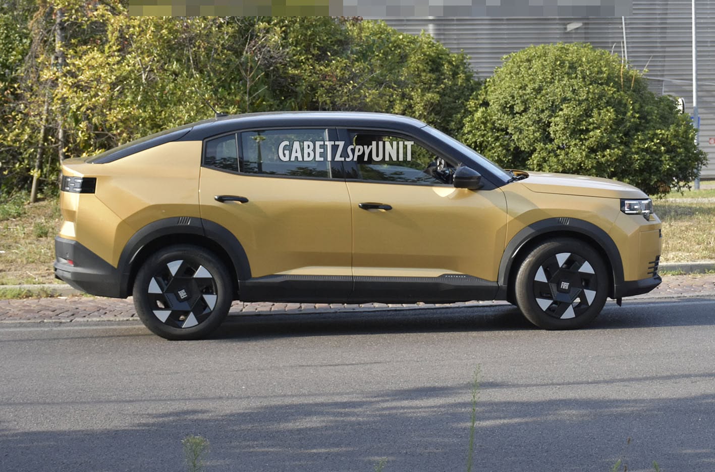 Fiat Grizzly Fastback Hybrid, vista laterale