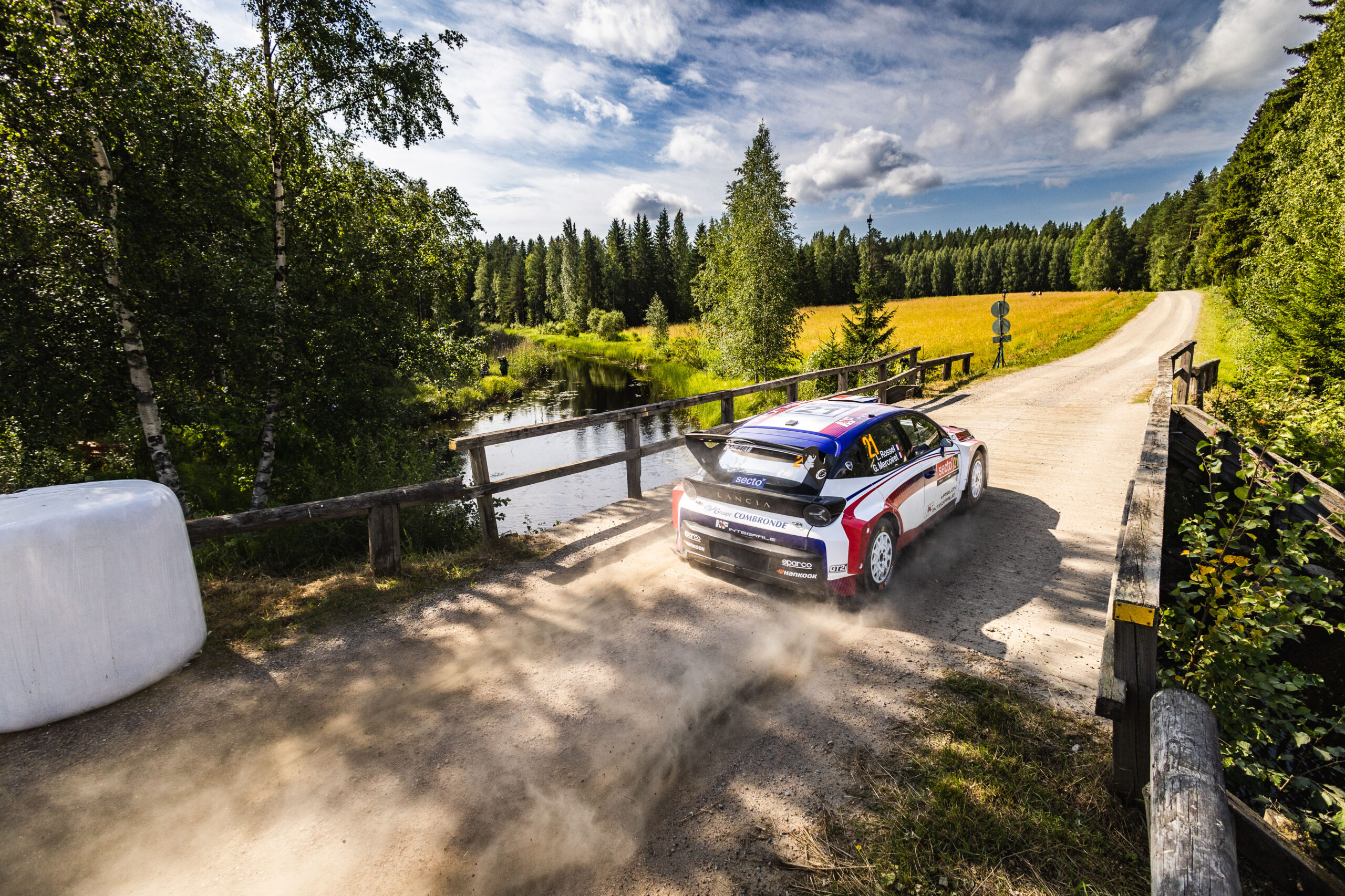 Lancia Ypsilon Rally2 HF Integrale al Rally Finland 2026