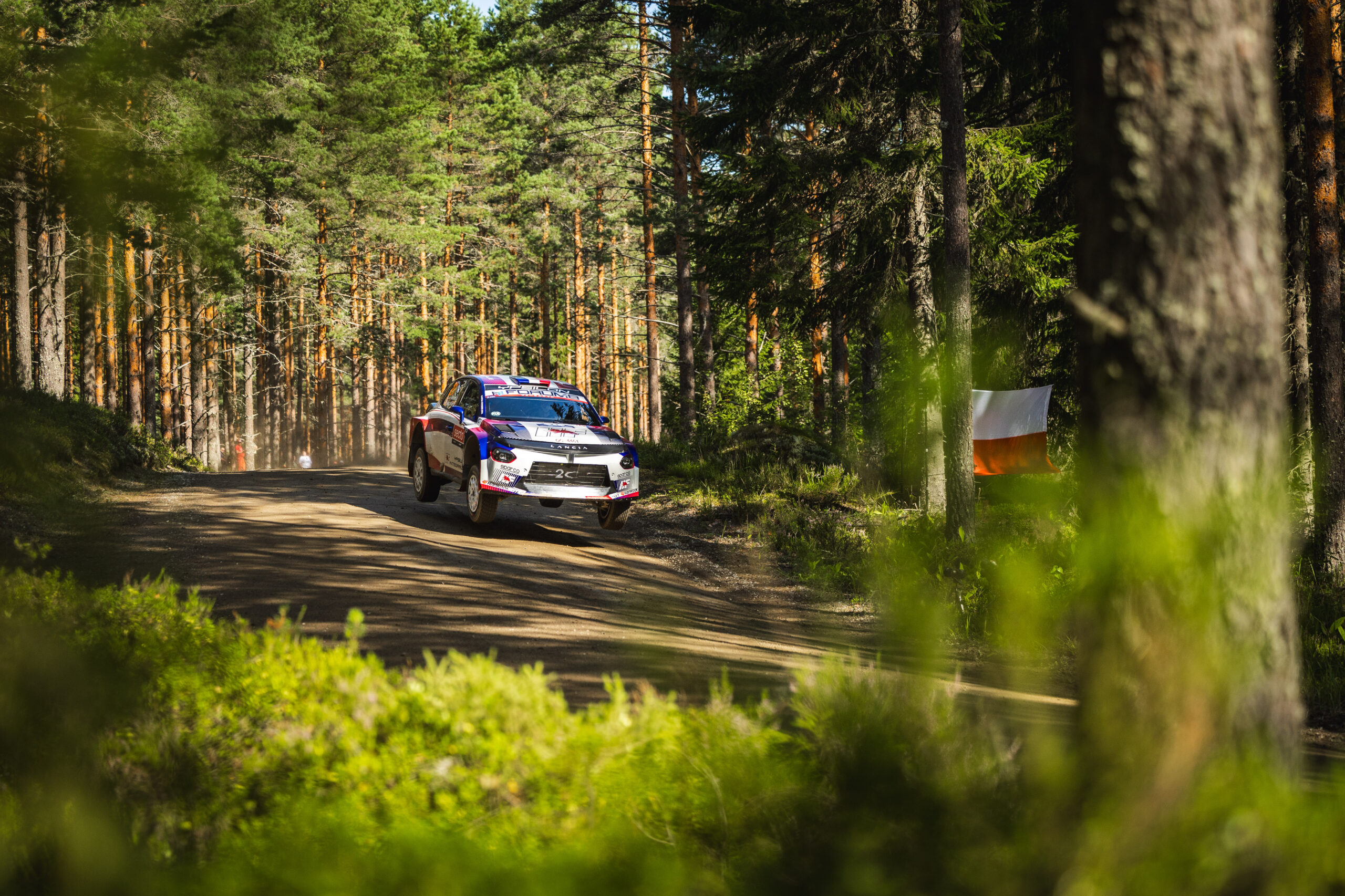 Lancia Ypsilon Rally2 HF Integrale al Rally Finland 2026