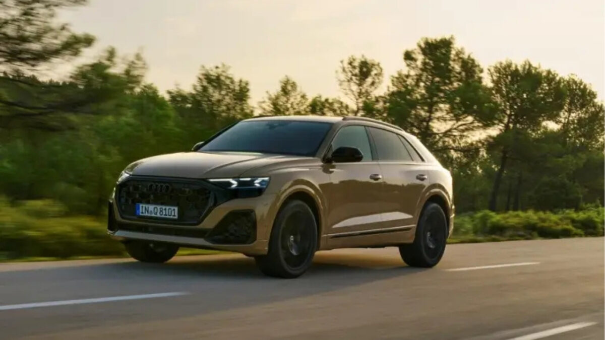 SUV coupé Audi Q8 con design sportivo e tecnologia avanzata in fase di sviluppo