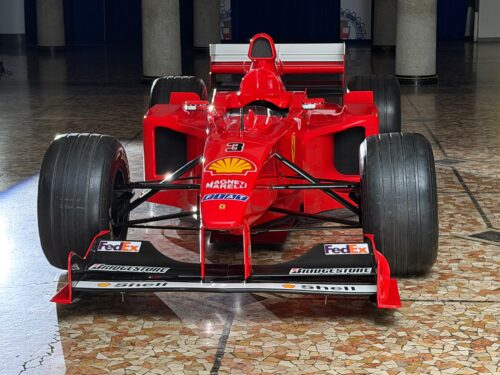 Ferrari F399 di Schumacher in mostra da ACI Milano