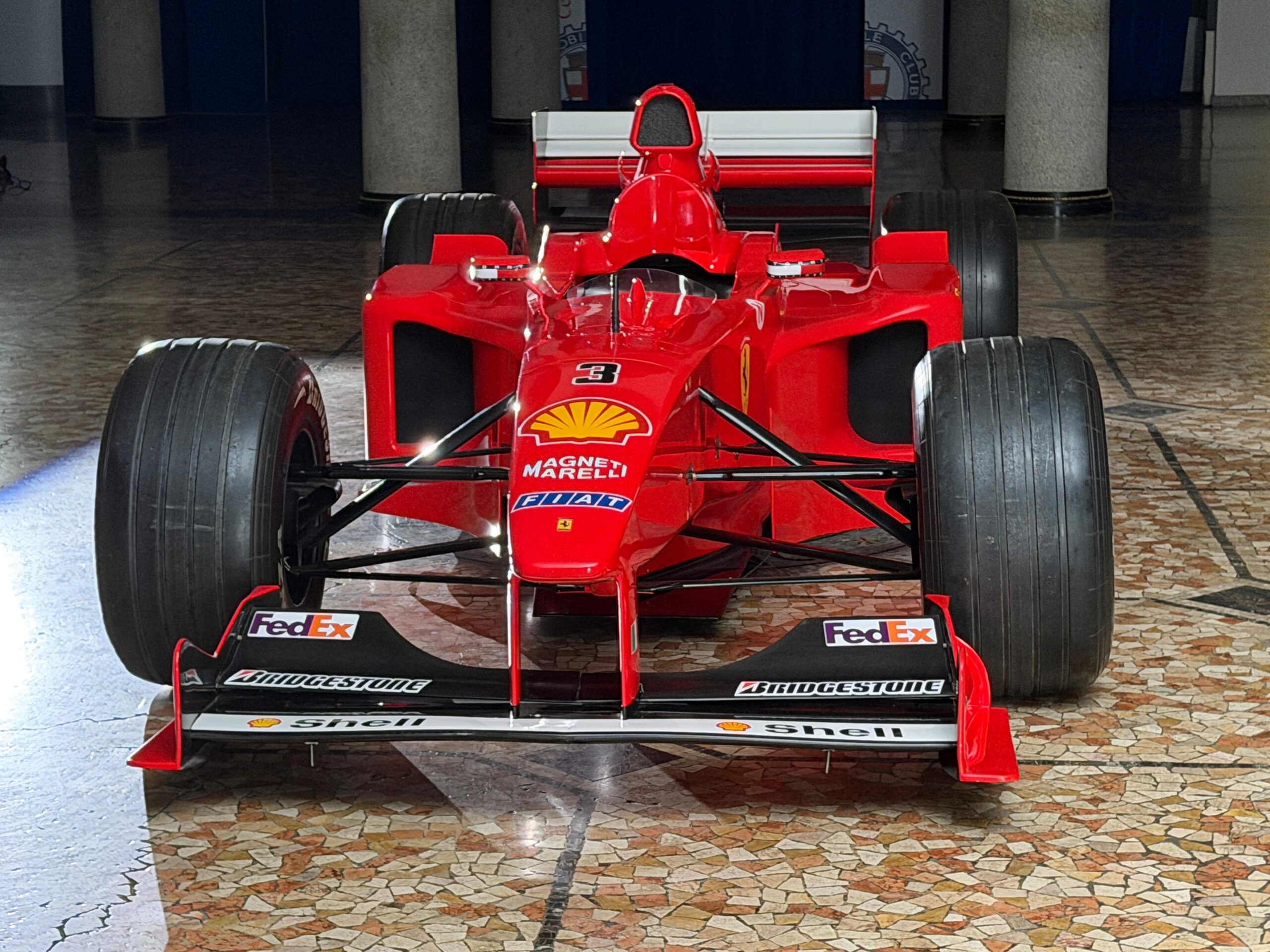 Ferrari F399 di Schumacher in mostra da ACI Milano