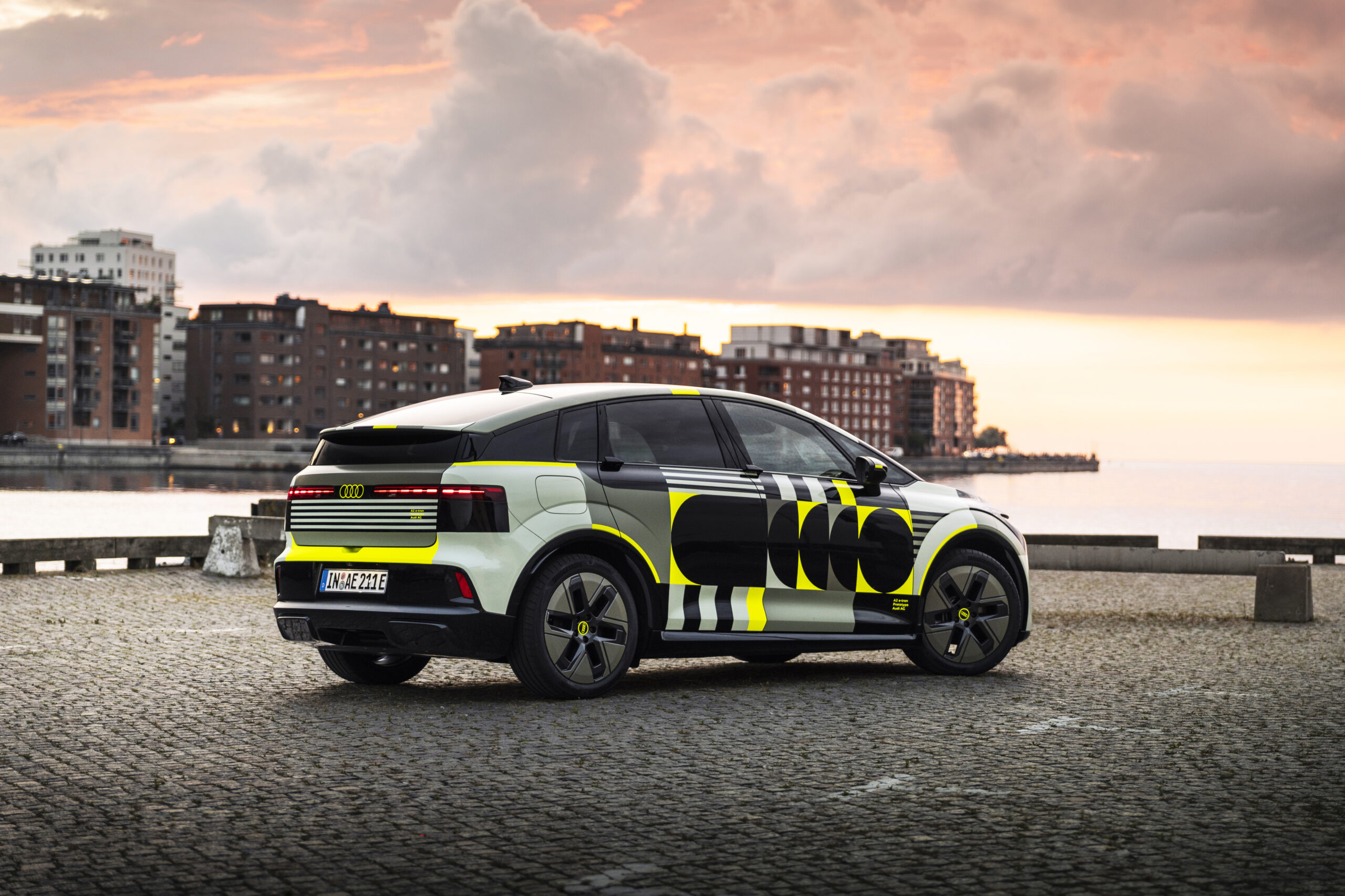 Audi A2 e-tron, prototipo camuffato in test (agosto 2026)