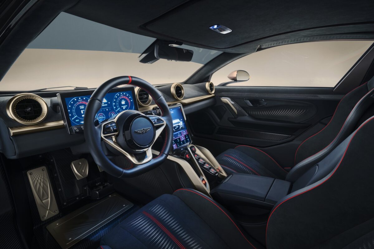 Hypercar elettrica Carmen Sagrera di Hispano Suiza con sistema di controllo dinamico HSDD e 1.115 CV