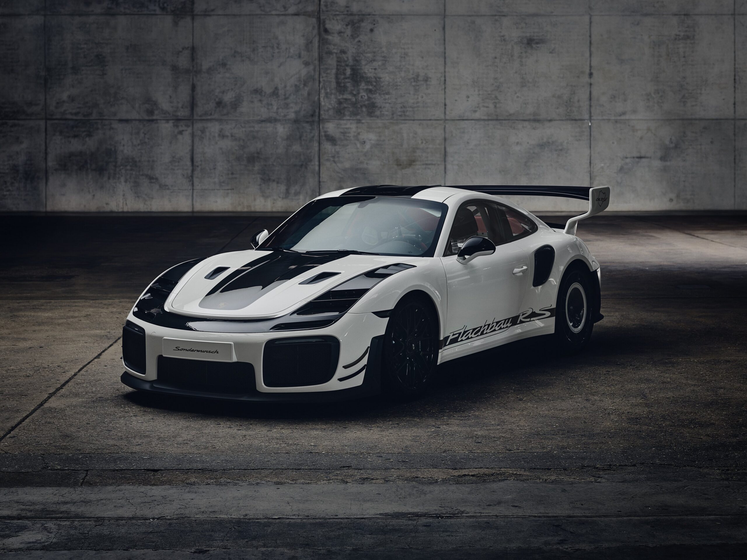 Porsche 911 Flachbau RS, foto ufficiale Porsche AG
