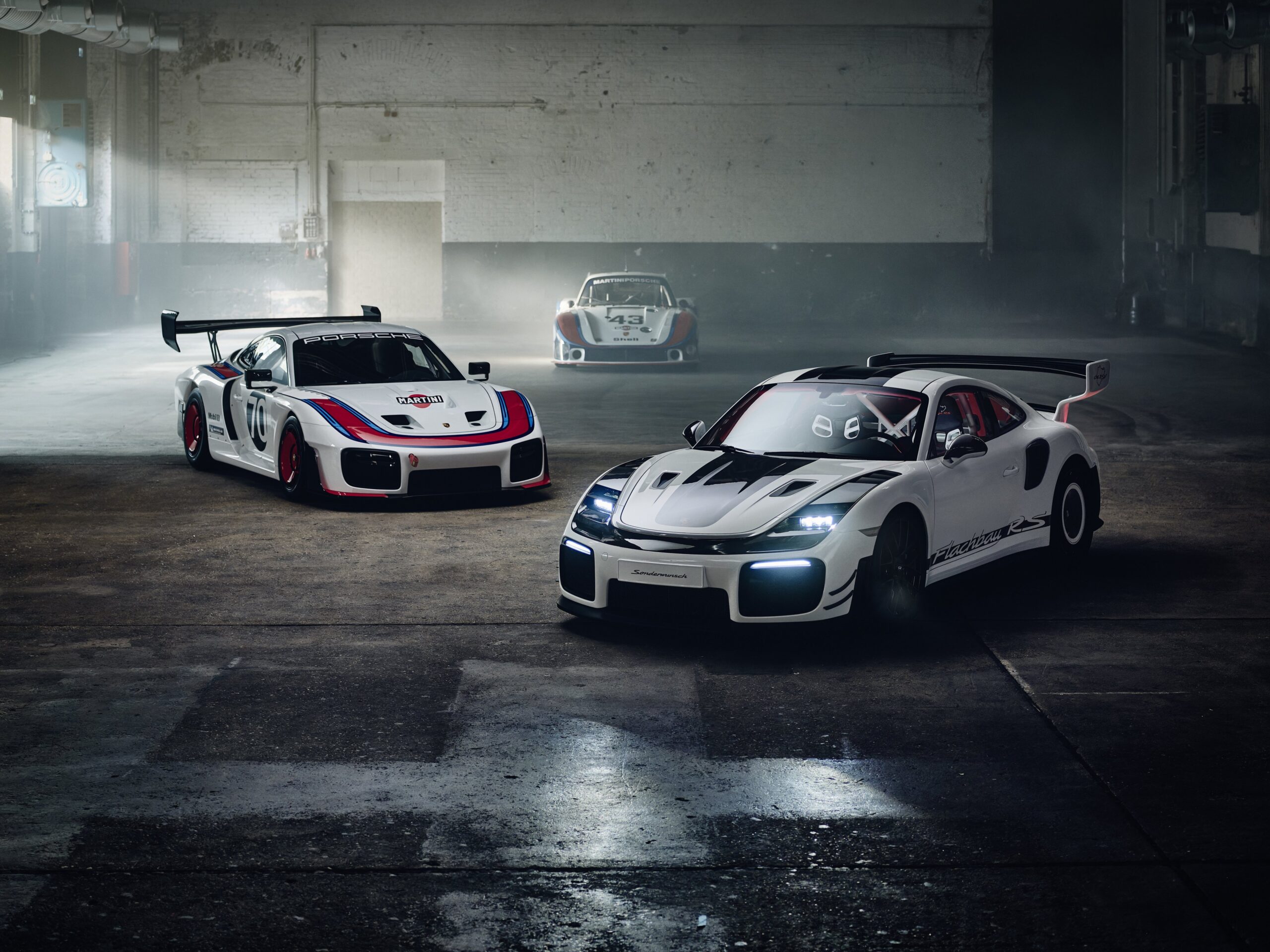 Porsche 911 Flachbau RS, foto ufficiale Porsche AG
