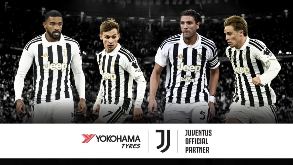 Yokohama: l’azienda di pneumatici diventa partner della Juventus