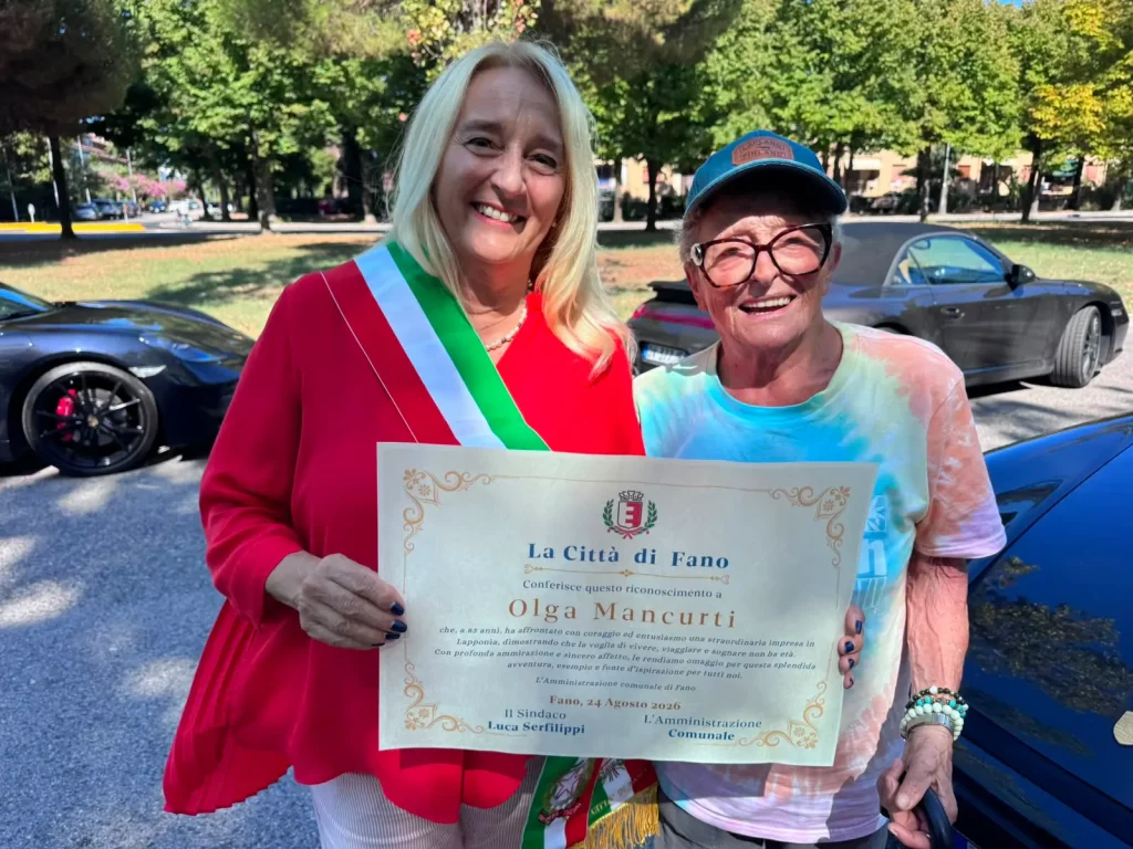 Da Fano alla Lapponia in Porsche a 83 anni: 7.600 km