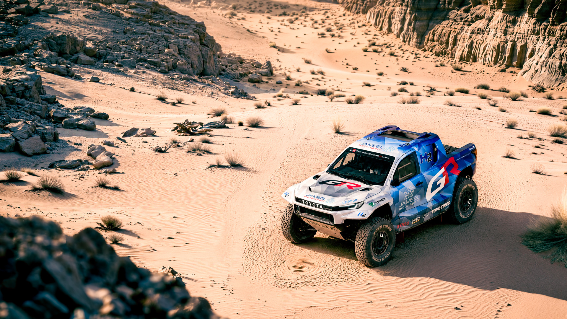 Toyota Hilux FCEV alla Dakar 2027 con GAZOO Racing