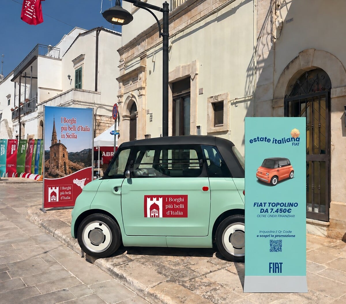 FIAT Topolino e 500 ai Borghi più belli d’Italia 2026