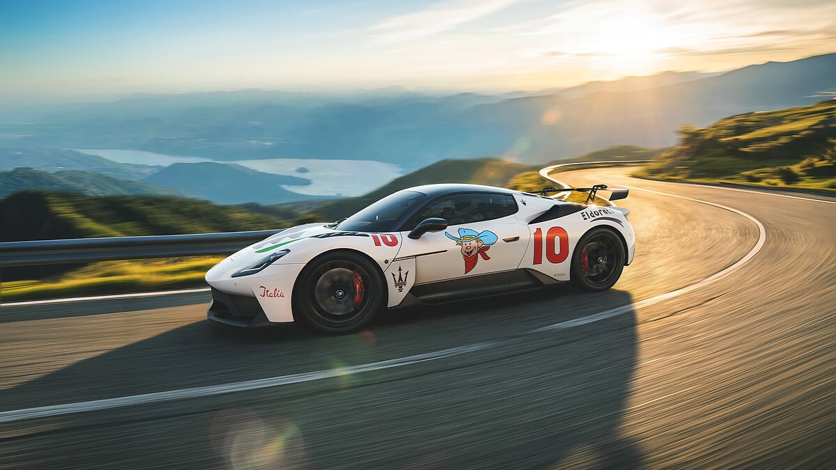 Maserati GT2 e GT2 Stradale: la livrea Eldorado al Tutto Bene Hillclimb