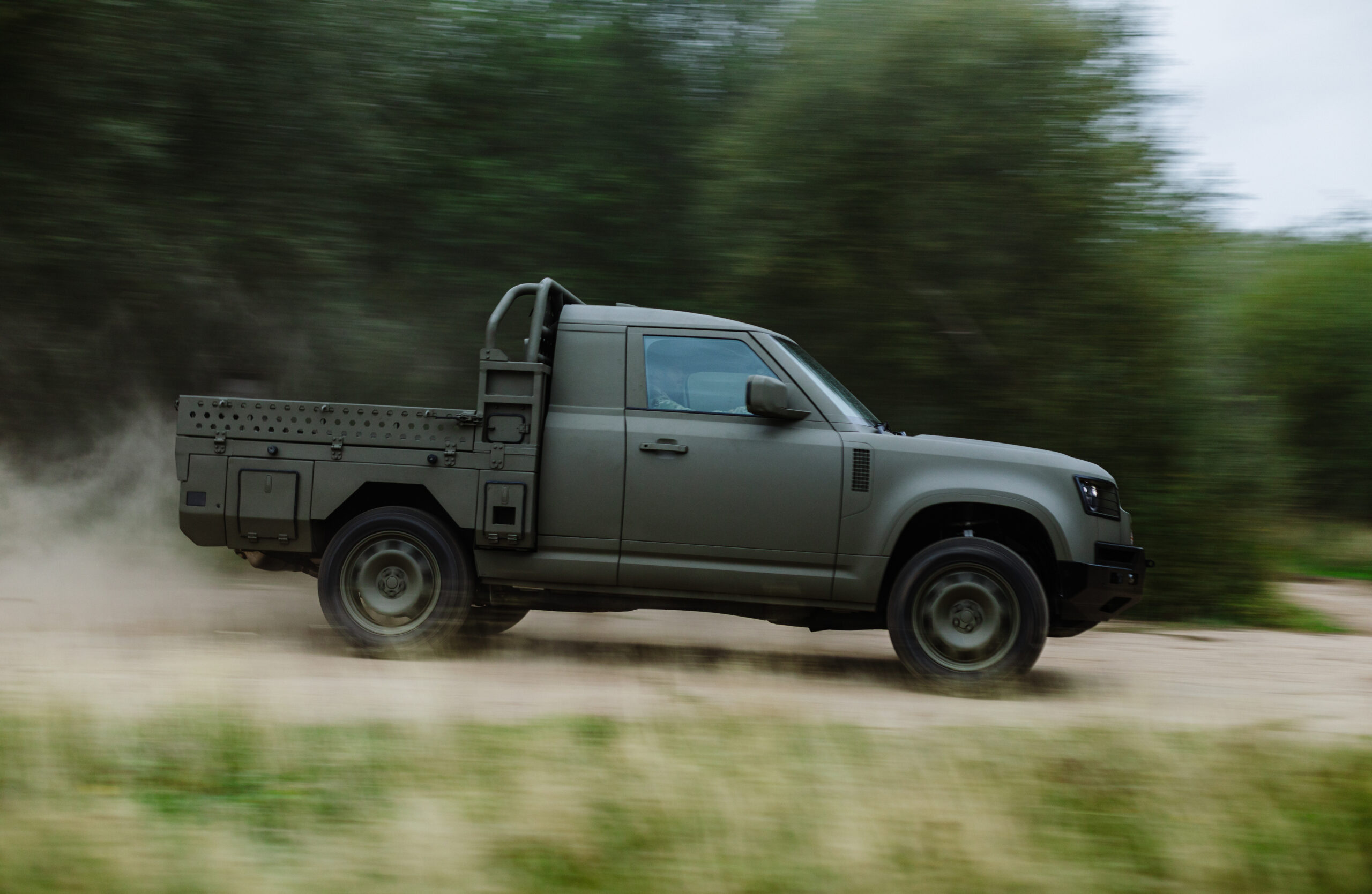 Land Rover Defender Wolf Series II, versione Utility Vehicle con cassone