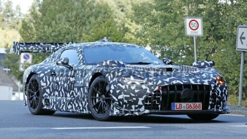 Nuova Mercedes-AMG GT Black Series: le foto spia al Nurburgring