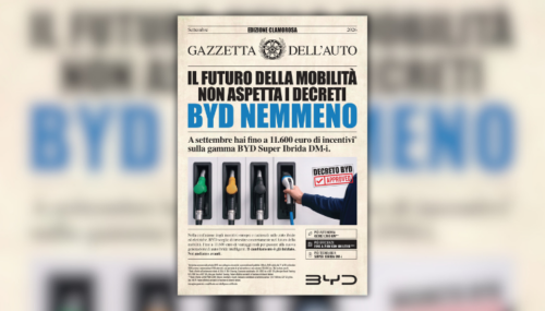 BYD lancia “Decreto BYD”, lo spot per la gamma Super Ibrida