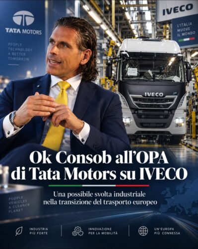 IVECO-Tata Motors: non conta la proprietà, ma la scala