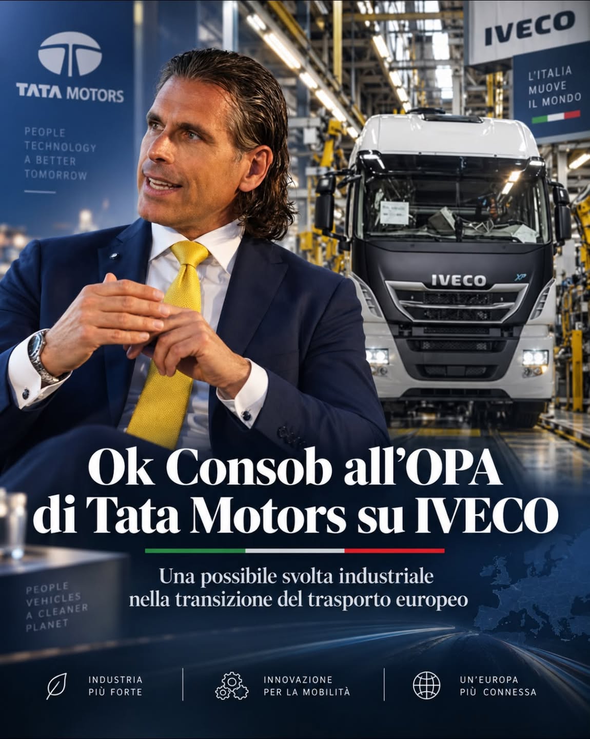IVECO-Tata Motors: non conta la proprietà, ma la scala