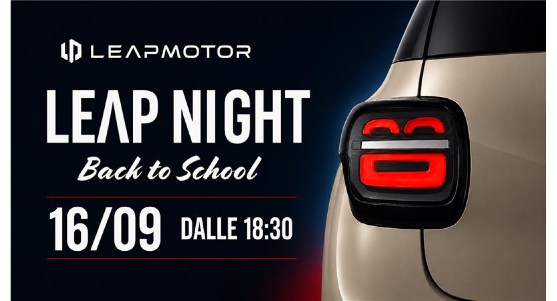 Leapmotor Leap Night: il 16 settembre reveal della B03X
