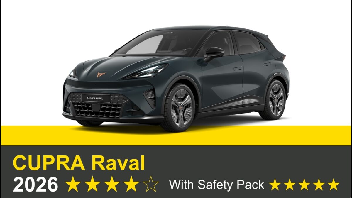 Auto elettrica Cupra Raval Endurance con Safety Pack testata in Euro NCAP 2026, con punteggi elevati in sicurezza e prevenzione incidenti